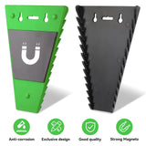 FTIHTRY 4Pack Magnetic Wrench Organizer wrench rack Tool Trays, Premium Quality Wrench Holder SAE(1/4" - 1/16") and Metric(6mm-24mm) FTIHTRY