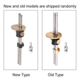 Wheel Marking Gauge, Adjustable High Accuracy Carpenter Marking Scriber Hand Measuring Tool with Removal Tool for Woodworking Accessory(Double-Shaft) ViaGasaFamido