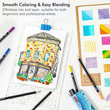 Shuttle Art Colored Pencils and Sketch Pad Bundle, Set of 174 Colors Professional Colored Pencils + 160 Sheets Artist Sketch Books Shuttle Art