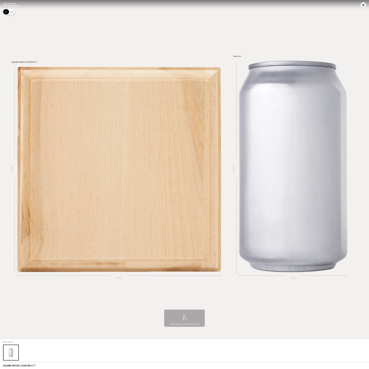 Unfinished Wooden Coasters 4.7", Pack of 4 Wood Squares for Crafts Mini Wood Blanks DIY Coasters Square Wood Pieces, by Woodpeckers Woodpeckers