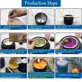 Oligar Complete Candle Making Kit with Wax Melter, Candle Making Supplies, DIY Arts&Crafts Kits Gift for Beginners,Adults,Kids,Including Electric Oligar