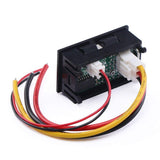 Eiechip LED Digital Voltmeter Ammeter, Mini DC Digital Multimeter 100V 10A, Blue Red LED Amp Dual Digital Display Volt Meter Gauge, Car Current WOWOONE