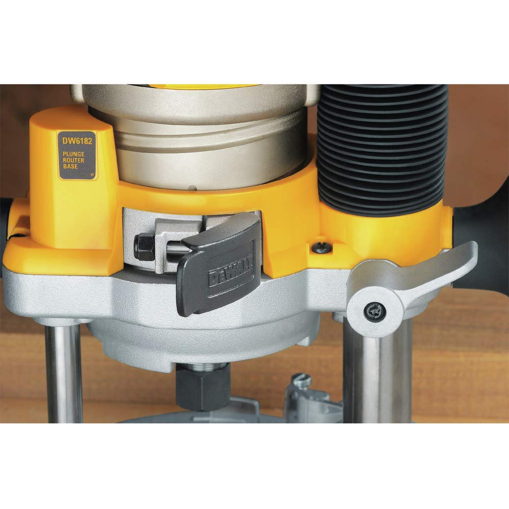 DEWALT Router Fixed/Plunge Base Kit, Variable Speed, 12-Amp, 2-1/4-HP (DW618PK)