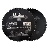 DuraForce 12-Inch 60-Tooth Professional Finish ATB Saw Blade with DuraGuard Anti-Stick for Miter and Table Saws (DF1200SP60) DURAFORCE