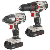 PORTER-CABLE 20V MAX* Cordless Drill Combo Kit and Impact Driver, 2-Tool (PCCK604L2) PORTER-CABLE