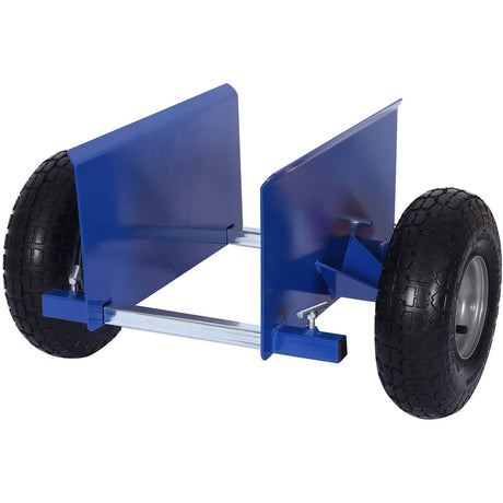 Heavy Duty Panel Dolly, Adjustable Door Dollys with Wheels, 2 10" Pneumatic Wheels 600LBS Load Bearing for Drywall Sheet Heavy Appliance & Material pouseayar