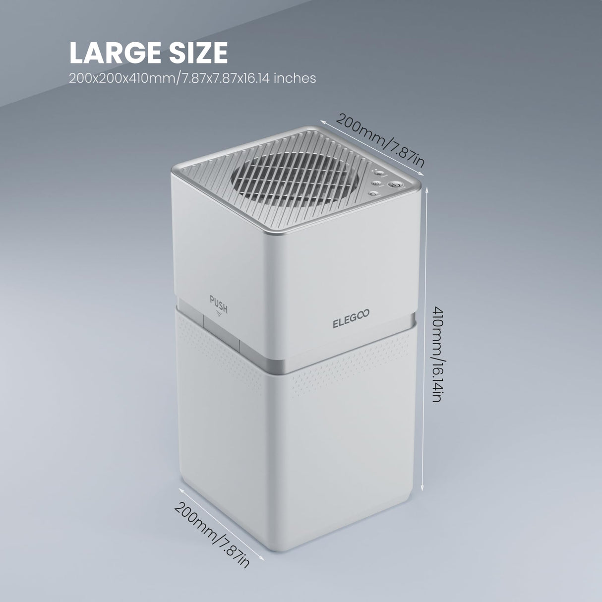 ELEGOO Marsmate Air Purifier, Remove Up to 95% TVOC, Compatible with ELEGOO Mars 4 Series, Saturn 3 Series, Saturn 2, Saturn 8K and Jupiter 3D ELEGOO