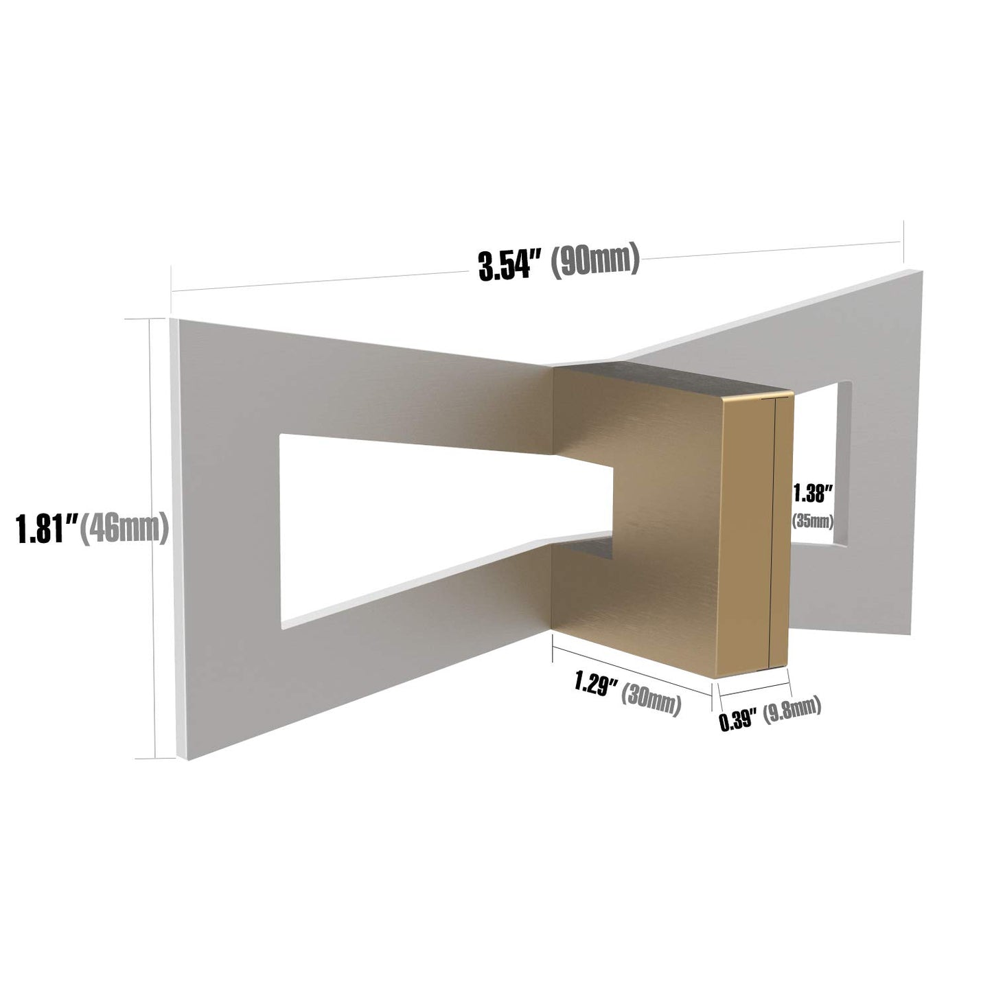 Housolution Dovetail Marker, Stainless Steel Dovetail Jig Guide with Scale Size 1:5-1:6 and 1:7-1:8, Precise Dovetail Guide, Wood Joints Dovetail - WoodArtSupply