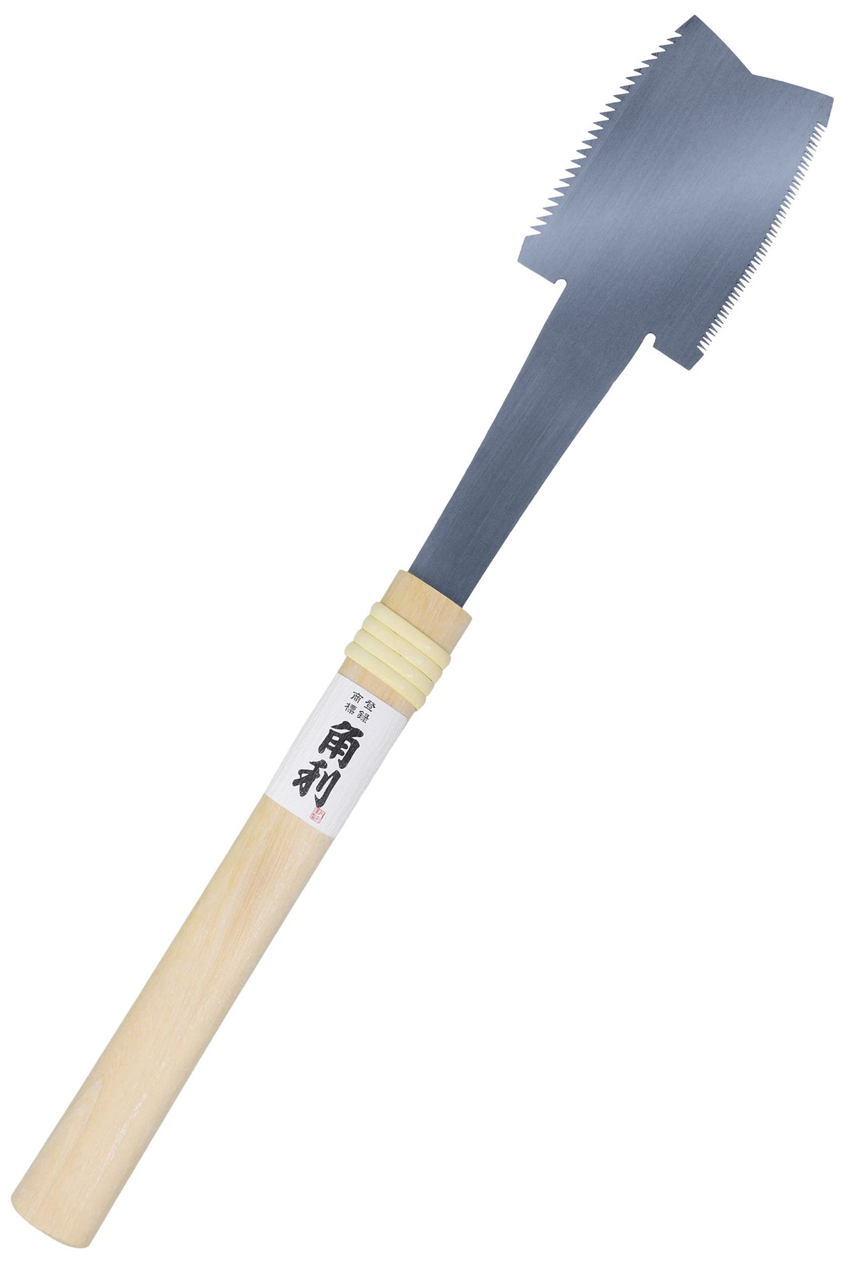 KAKURI Azebiki Japanese Saw for Woodworking 3-1/2" Made in JAPAN, Japanese Curved Hand Pull Saw for Hole, Mid Panel, Groove Cutting, Ryoba Double KAKURI