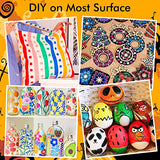 Shuttle Art 36 Colors Dual Tip Acrylic Paint Markers, Dot Tip and Fine Tip Acrylic Paint Pens for Rock Painting, Ceramic, Wood, Canvas, Plastic, Shuttle Art