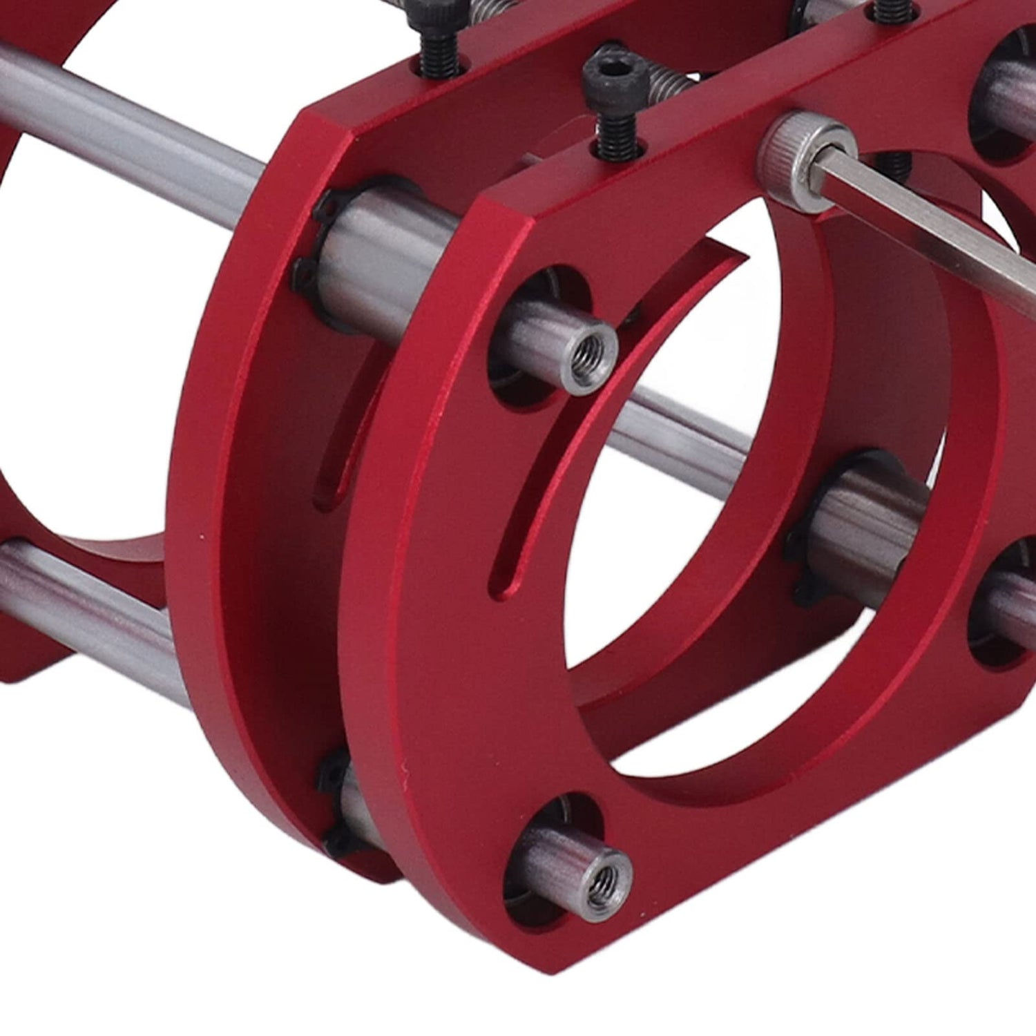 Router Lift, Router Table Lifting System for 64-66mm Diameter Motors, Woodworking Router Table Insert Plate Lift Base, 4 Jaw Router Tool, Support Max Focket