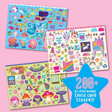 Craft-tastic — Enchanted Sticker Playhouse – Wall-Sized Sticker Fun – Repositionable Stickers — for Ages 3+ Craft-tastic