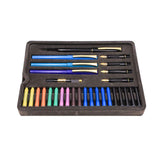 Mont Marte Calligraphy Set, 32 Piece. Includes Calligraphy Pens, Calligraphy Nibs, Ink Cartridges, Introduction Booklet and Exercise Booklet, MONT MARTE