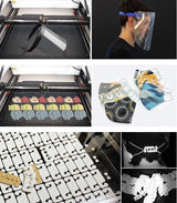 POVOKICI RECI 90W 20" x 28" CO2 Laser Engraver and Cutter, with Electric Lift Bed, Industrial Water Chiller and Rotary US Stock POVOKICI