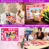 FANCY LAND Valentines Picture Frame Craft Kits for Kids with Conversation Heart for Valentine Class Game Activities 30 Pack FANCY LAND