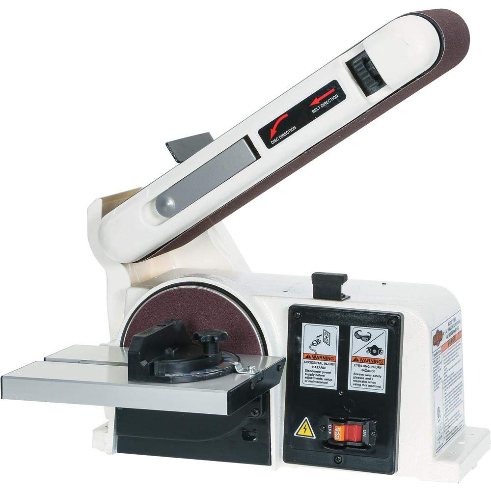 Shop Fox W1855 Horizontal/Vertical Belt Sander With 6" Disc Shop Fox