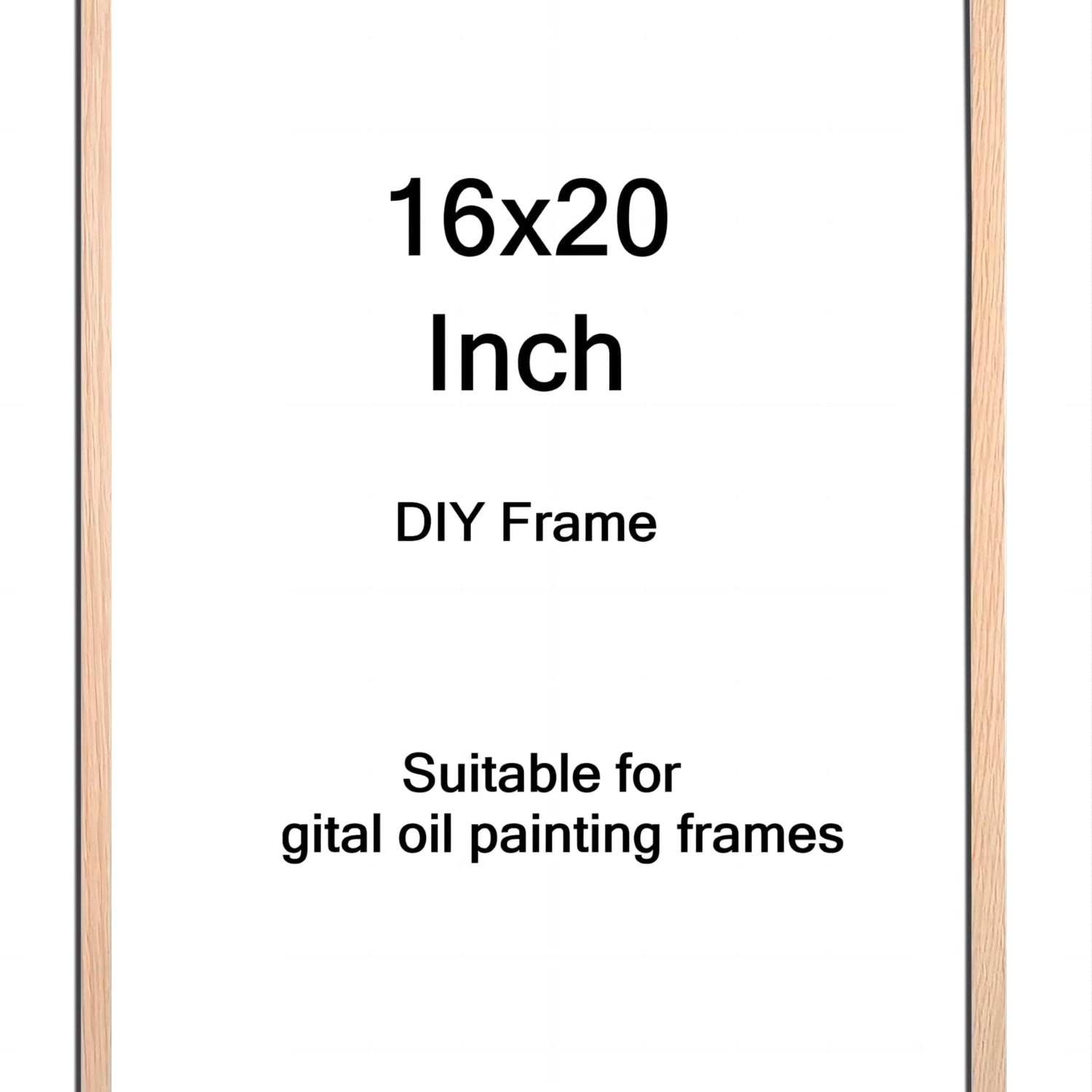 Tucocoo (16x20inch) Natural Wood Picture Frame Poster Frame Wall Photo Frame,Paint by Numbers DIY Framed,Suitable for 16x20 size photos,Large Size Tucocoo