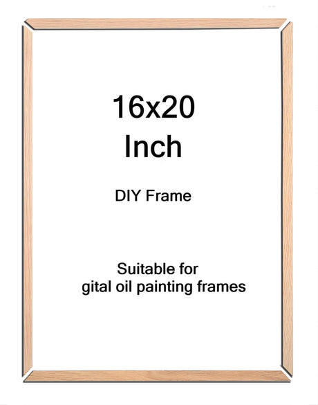 Tucocoo (16x20inch) Natural Wood Picture Frame Poster Frame Wall Photo Frame,Paint by Numbers DIY Framed,Suitable for 16x20 size photos,Large Size Tucocoo