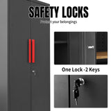 Torin Storage System, Includes Steel Cabinets Drawers Rolling Chest and Pegboard-Perfect for Organizing Garage and Tools 8 Piece Gabinets Set, Torin