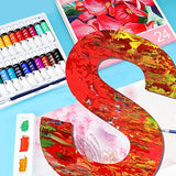 12 Inch Wooden Letter S, 1/4 Inch Thick Large Unfinished Wood Letter for DIY Crafts Home Wall Decor TDOCK