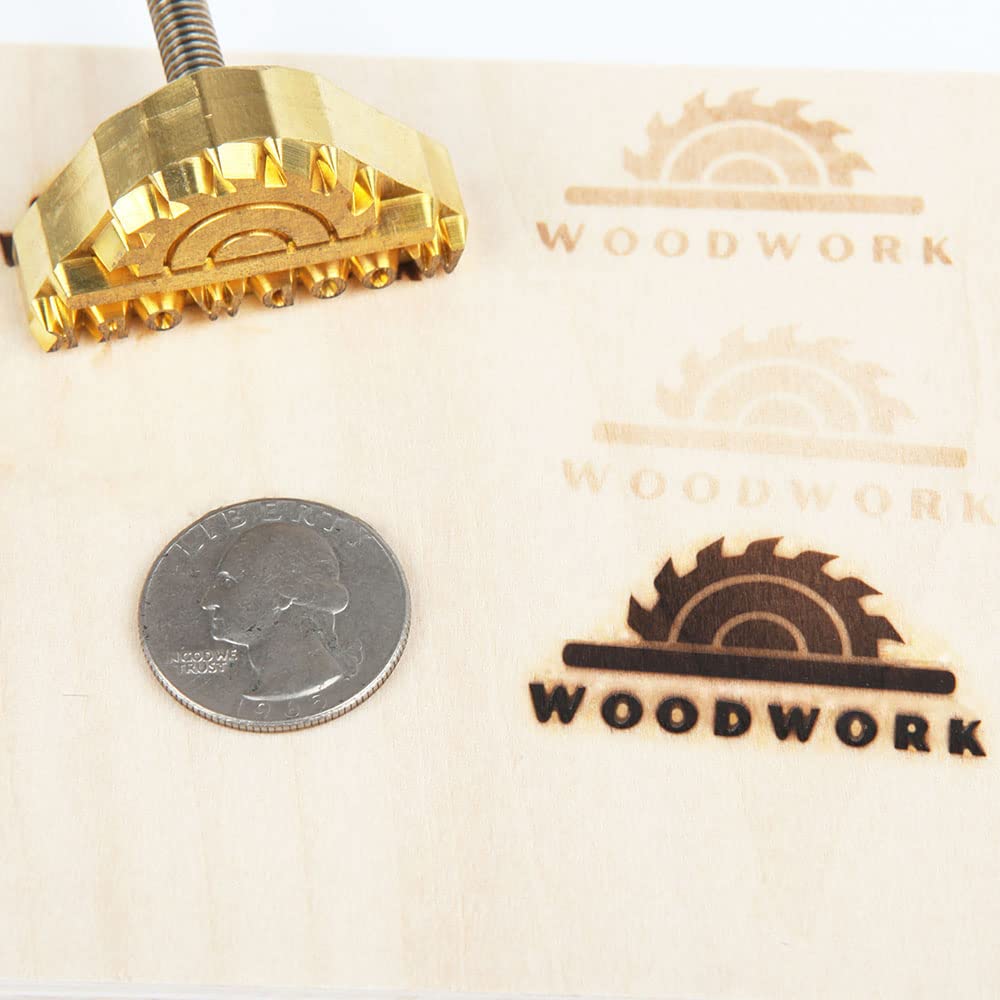 Customisable PrudoPex Metal Branding Iron for Personalised Stamps on Wood, Leather, and More