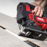 SKIL PWR CORE 20 Brushless 20V 1 Inch Stroke Jigsaw Includes 2.0Ah Lithium Battery with PWR ASSIST USB and PWR JUMP Charger - JS820202 Skil