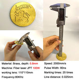 US Stock Ovsuqu Galvo Laser JPT M7 MOPA 100W Fiber Laser Machine 300x300mm Working Lens Fiber Laser Engraver Cutter on Metal+80D Rotary axis Ovsuqu