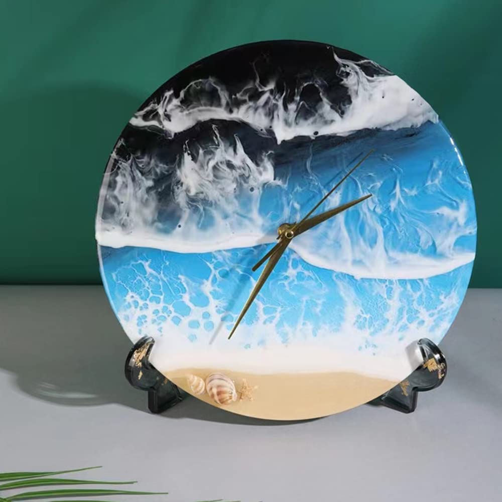 Fuerlun Large Resin Molds, 14 Inch Round Silicone Molds for Table, Round Stool, Epoxy Resin Casting Molds for Big Tray, Clock Fuerlun