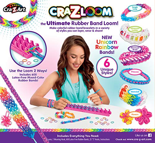 Cra-Z-Art Cra-Z-Loom Ultimate Rubber Band Bracelet Maker Activity Kit for Ages 8 and Up (packaging may vary) Cra-Z-Art
