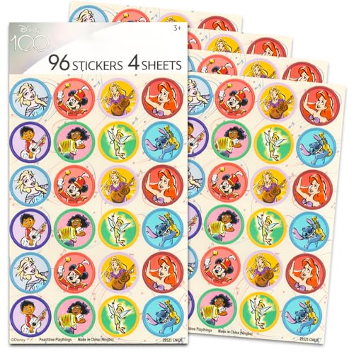 Stitch Nail Art Set - Bundle with Lilo and Stitch Nail Art Kit and Disney 100th Stickers for Party Supplies, Goodie Bags, and More Lilo and Stitch