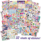 Craft-tastic — Sticker Palooza — 1500+ Cute & Trendy Stickers for Kids and Teens — Decorate Notebooks, Phones, Laptops, and More! Craft-tastic