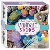 Paint Your Own Mandala Stones-This Complete Starter Kit includes all you need to create Stunning Hand-Made Pieces of Art Hinkler