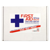 OSHA & ANSI First Aid Kit Refill/Upgrade, 50 Person, 208 Pieces, ANSI 2021 Class B - Includes Splint, Tourniquet, Tools, Single dose and More: Fill Urgent First Aid