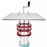 Aluminium Router Table Insert Plate, Metal Router Lift System DIY Router Table for Woodworking Benches Router Plate Wood Tools Milling Trimming Focket