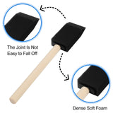 40 Pcs Foam Brush,1” Foam Paint Brushes, Wood Handle Sponge Paint Brush, Foam Brushes for Painting for Staining, Varnishes, and DIY Craft Projects vivinin