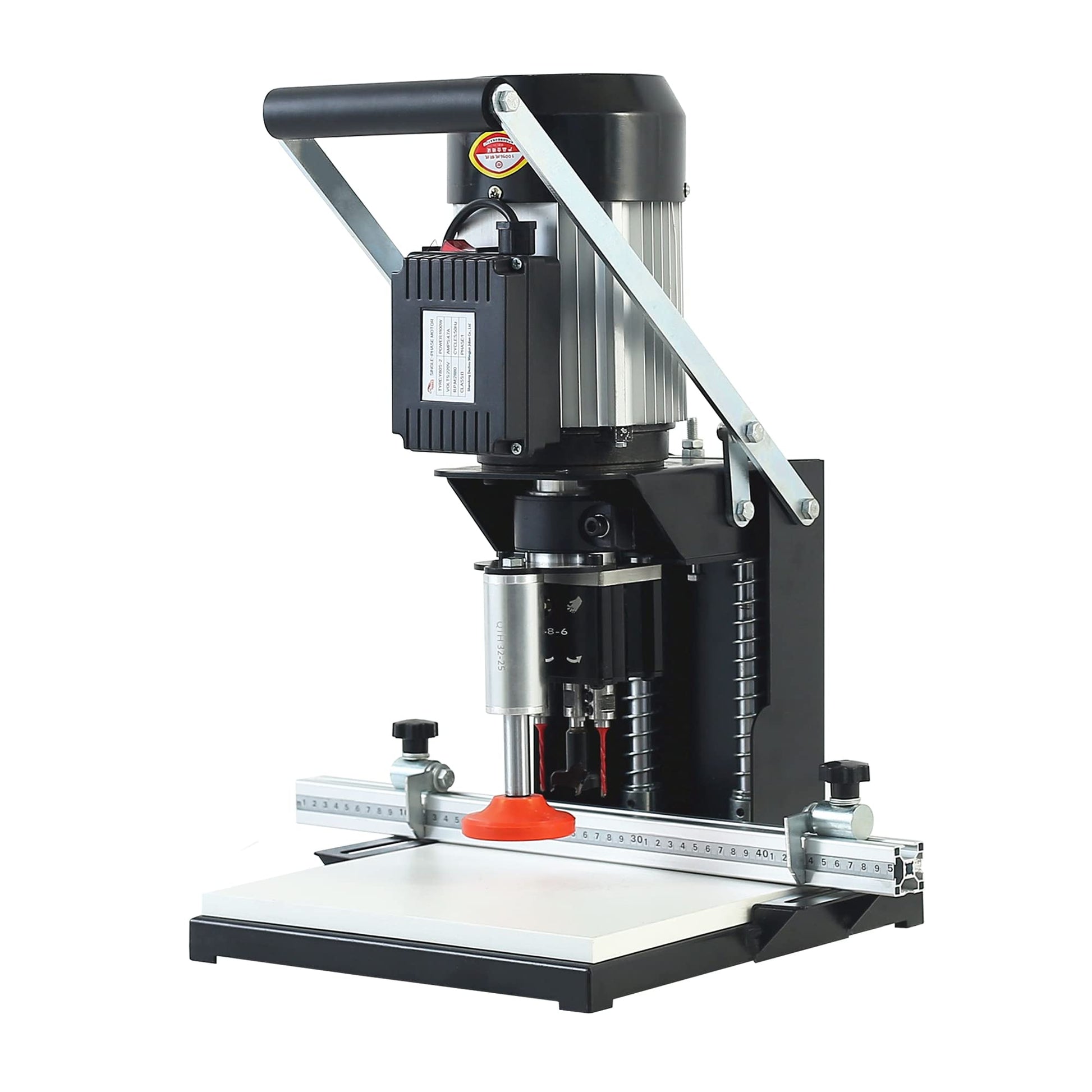 Hinge Drilling Machine Portable Hinge Drilling and Boring Machine for Woodworking, 1100W, 2880 RPM, 0-40mm Depth - Perfect for Cabinets, Wardrobes, - WoodArtSupply