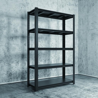 OLLRRACT 5 Tier Garage Shelving 2200LBS Heavy Duty Garage Storage Shelves Adjustable Metal Shelving Unit for Garage Storage Rack Industrial Utility - WoodArtSupply