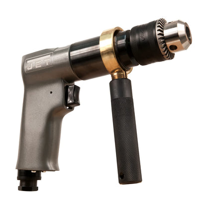 JET 1/2-Inch Pneumatic Reversible Drill, 800 RPM (JAT-601) - WoodArtSupply