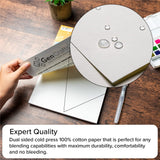 GenCrafts 100% Cotton Watercolor Paper Pad - A4 8.3x11.7" - 20 Sheets (140lb/300gsm) - Cold Press Acid Free Art Sketchbook Pad for Painting & GenCrafts