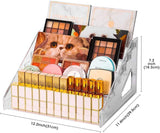 YIEZI Nail Polish Organizer 84 Bottles of 7 Layers Sunglass Organizer Acrylic Display Rack Eyeglasses Storage Essential Oils Holder Makeup Organizer YIEZI