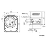 Cloudray Fiber Galvo Scanner Head RC1001 Input Aperture 10mm Wavelength 10.6um/1064nm/355nm For Laser Marking (RC1001 1064nm) Cloudray