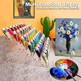 Kingtaily Nail Polish Organizer 72 Bottles of 6 Layers Acrylic Display Rack Storage Rack, Clear Essential Oil Stand Holder, Sunglasses Kingtaily