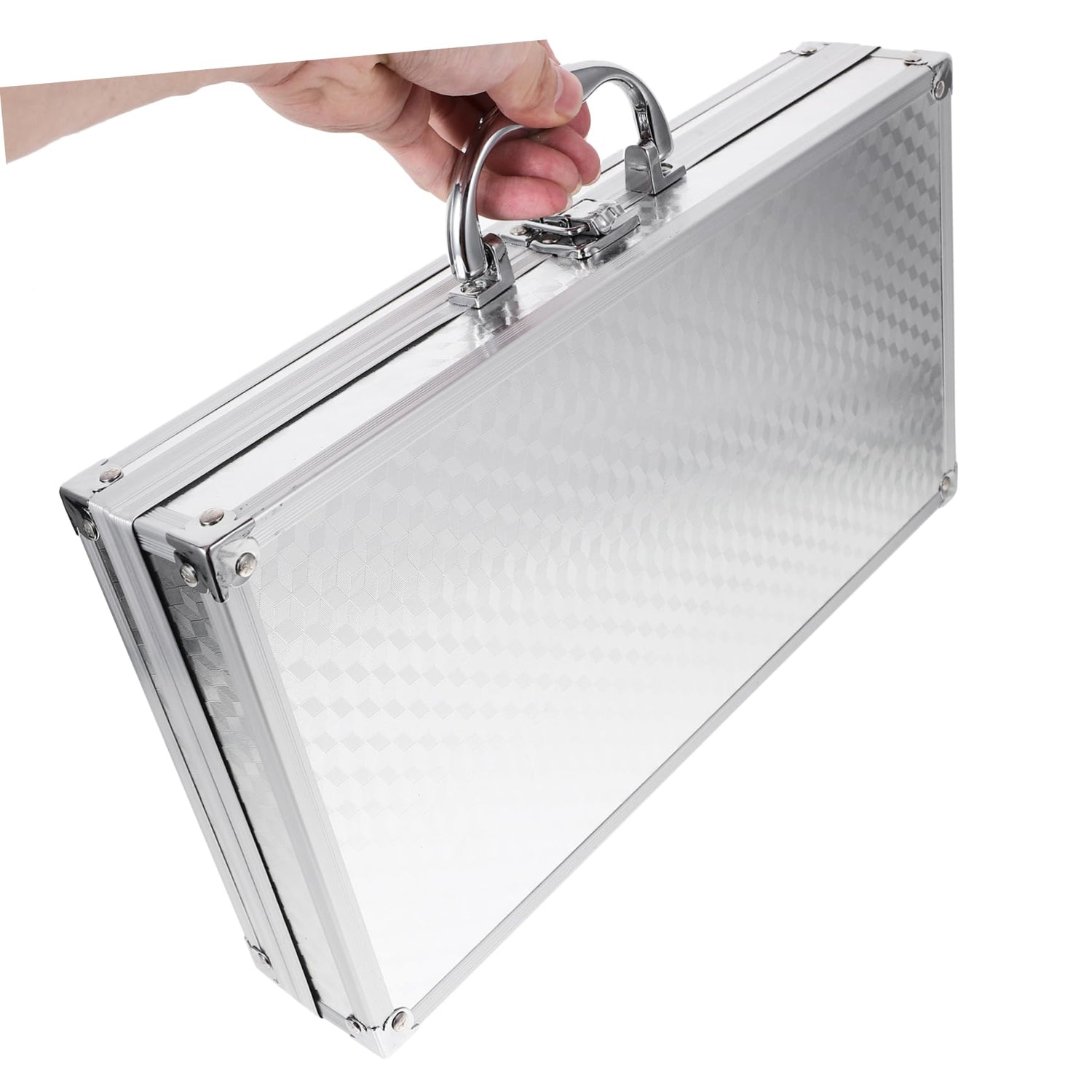 Vaguelly Box suitcase tool chest briefcases for men aluminum alloy briefcase metal case aluminum locking briefcase tool case for men small briefcase Vaguelly
