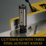 Powermatic 6-Inch Jointer, 3 HSS Knives, 1 HP, 1Ph 115/230V (Model 54A) Powermatic