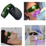 FreeMascot IPL 200nm-2000nm Laser Safety Glasses for Laser Hair Removal Treatment and Laser Cosmetology Operator Eye Protection with Case (Green) FreeMascot