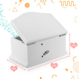 Jozen Gift Wooden Ballerina Medium White Musical Jewelry Box with Mirror for girls，Kid's Jewelry Storage Music Box Jozen Gift