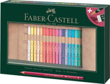 Faber-Castell 110030 Polychromos Coloured Pencils Set of 30 with Leather Pencil Roll and Accessories Waterproof Shatterproof for Professionals and Faber-Castell