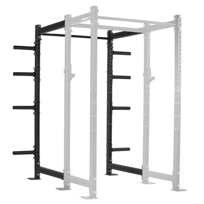 Titan Fitness T-3 Series Black Tall 36in Depth Power Rack Extension Kit - WoodArtSupply