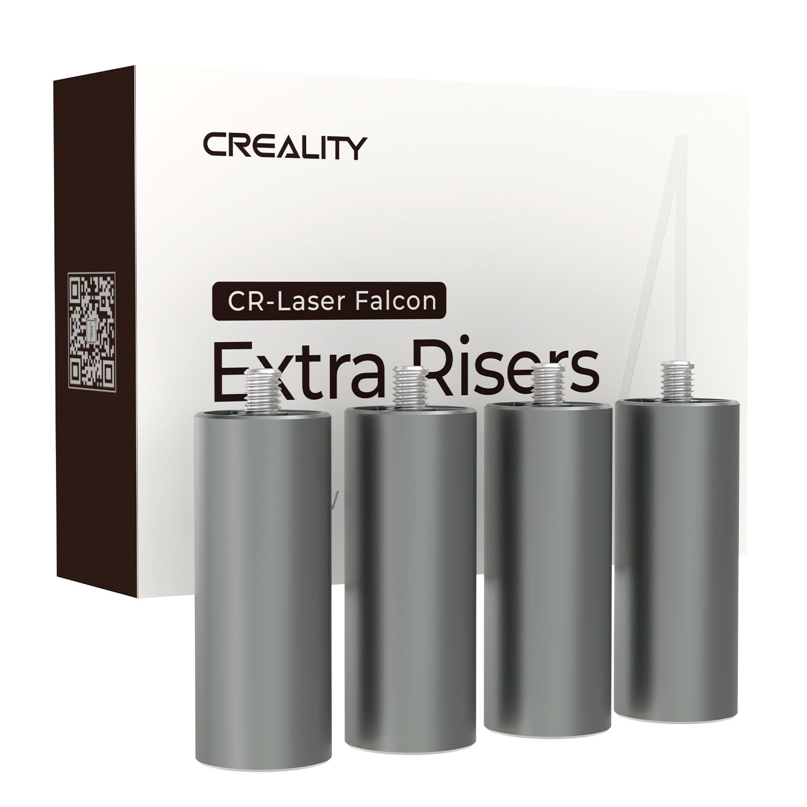 Creality Falcon 2 Laser Engraver Raisers, 4Pcs Risers for Laser Cutter and Engraver Machine, 56mm / 2.2 inch M6 Screw Risers, Increase Total Height - WoodArtSupply