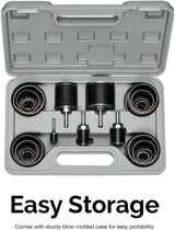 HILTEX 10342 Drum Sander Kit, 26 Pc Set, 1/8 & 1/4" Drive Spindle Sander for Woodworking, Spindle Sander Sleeves & 5 Rubber Sanding Drum for Drill, hiltex